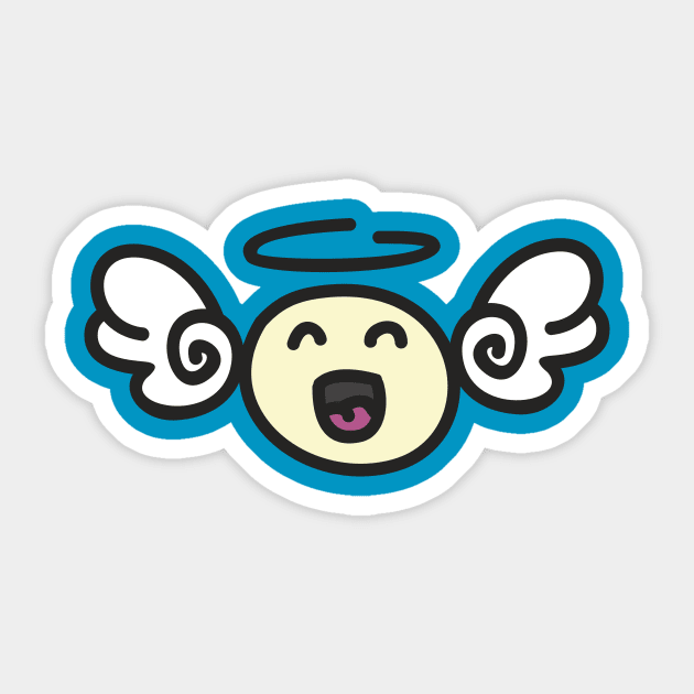 Doodle Angel Sticker by XOOXOO